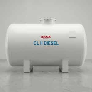 Estanques de acero doble pared para combustible diésel. Capacidades: de 1.000 a 80.000 Lts.